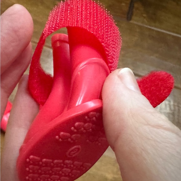 Red Puppy/xxs Dog Rain Boots - Picture 3 of 6